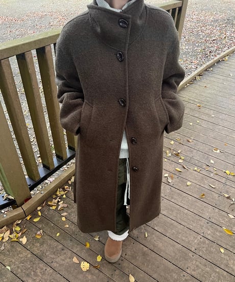 ALMOND LONG COAT
