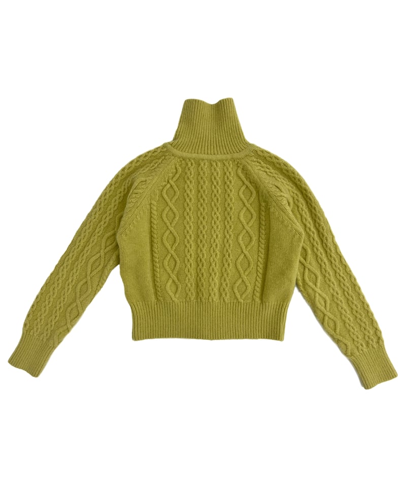 DOUBLE ZIP CABLE KNIT（2color!） | 10llllllllll