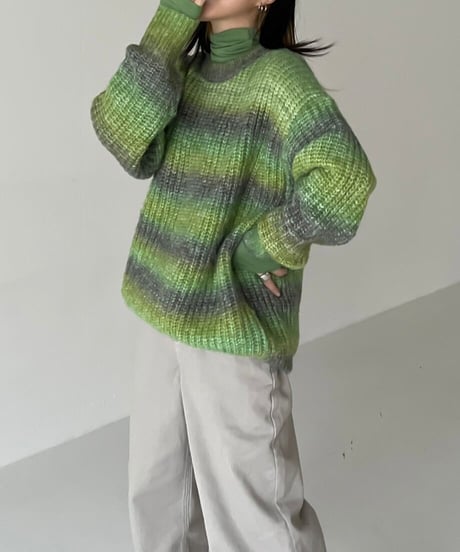 GRADATION KNIT