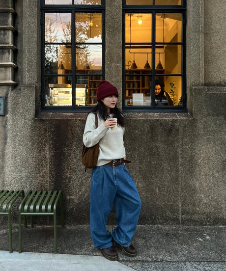 WOOL ZIP KNIT（2color!）
