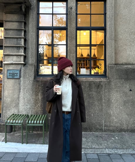 WOOL ZIP KNIT（2color!）