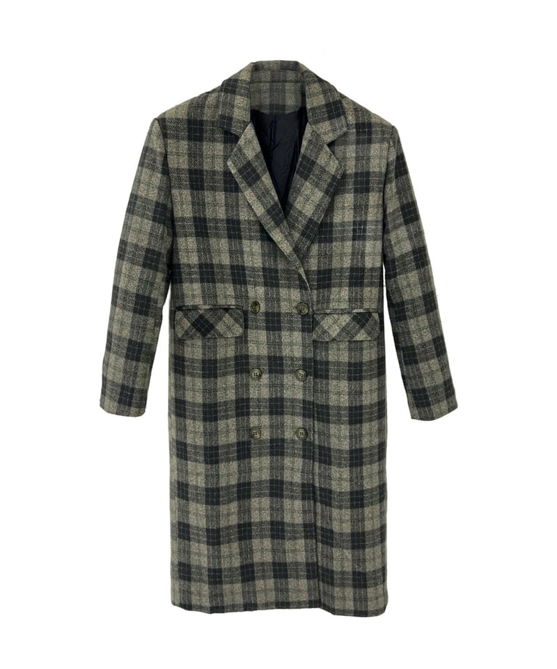 Restock］CHECK WOOL COAT | 10llllllllll