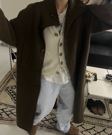 ALMOND LONG COAT
