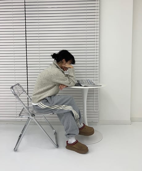 WOOL ZIP KNIT（2color!）