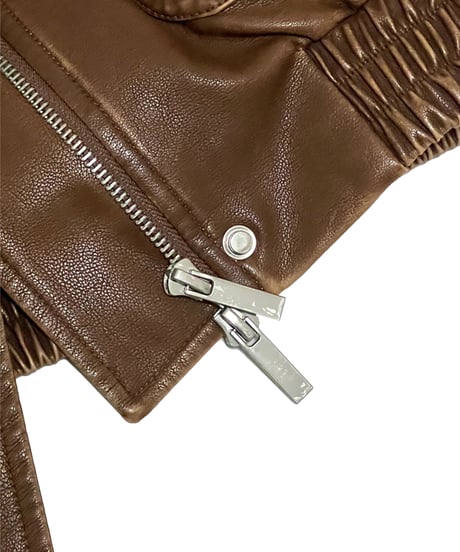 VINTAGE LEATHER BLOUSON（2color!）
