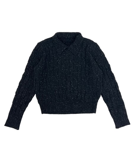 COLLAR NEP KNIT