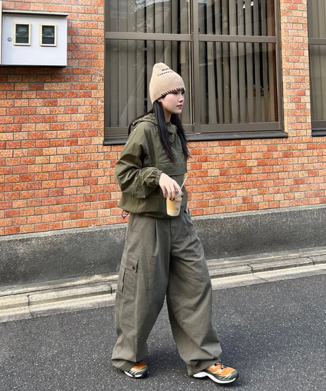 MILITARY WIDE CARGO PANTS