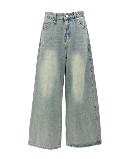 ［Restock］WASHED PALE JEANS SET