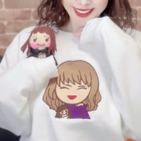 お人形さんと一緒トレーナー