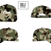 e3noコットンウオッシュドキャップ