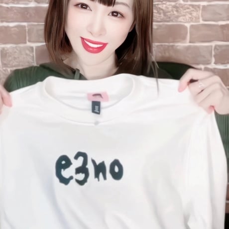 e3no13cm刺繍ロゴトレーナー