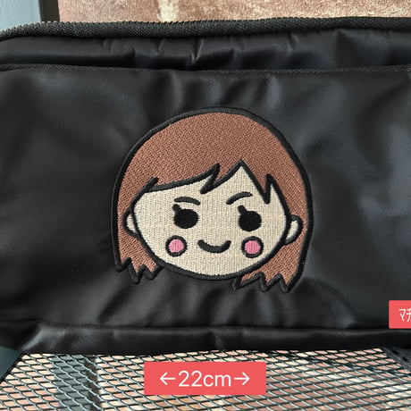絵柄刺繍ロゴミニショルダーバッグ