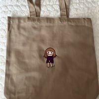 えみのん刺繍キャンバストートバッグ