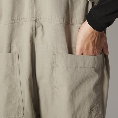 snow peak TAKIBI Light Ripstop Overalls (Khaki)