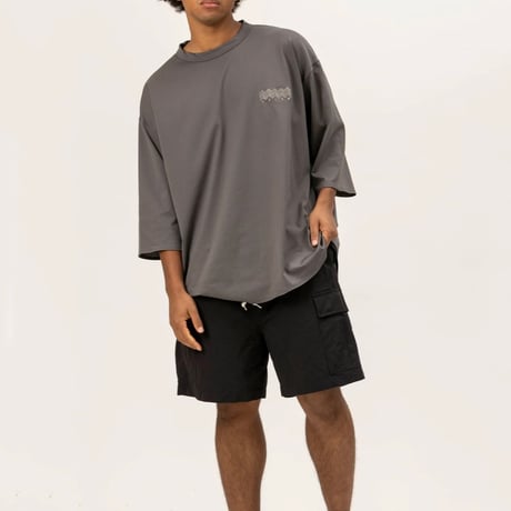 UNFRM SOFT COOL 6/10 WSMS EMB TRICOT MESH BAGGY SHIRT