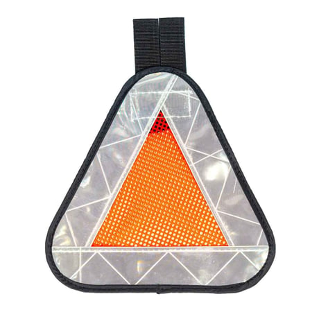 AARDVARK reflective yield symbol BL special (silver)