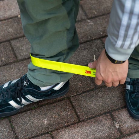 3M reflector ankle band (yellow/red logo)