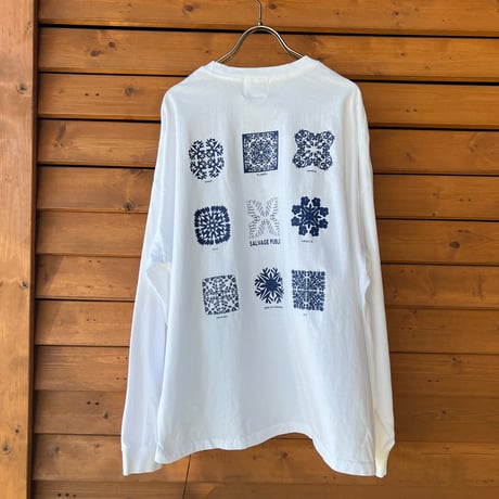 SALVAGE PUBLIC Pigment L/S Tee (Hawaiian Quilting)