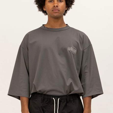 UNFRM SOFT COOL 6/10 WSMS EMB TRICOT MESH BAGGY SHIRT