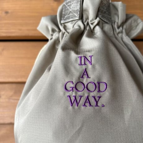 IN A GOOD WAY. OSANPO NYLON KINCHAKU