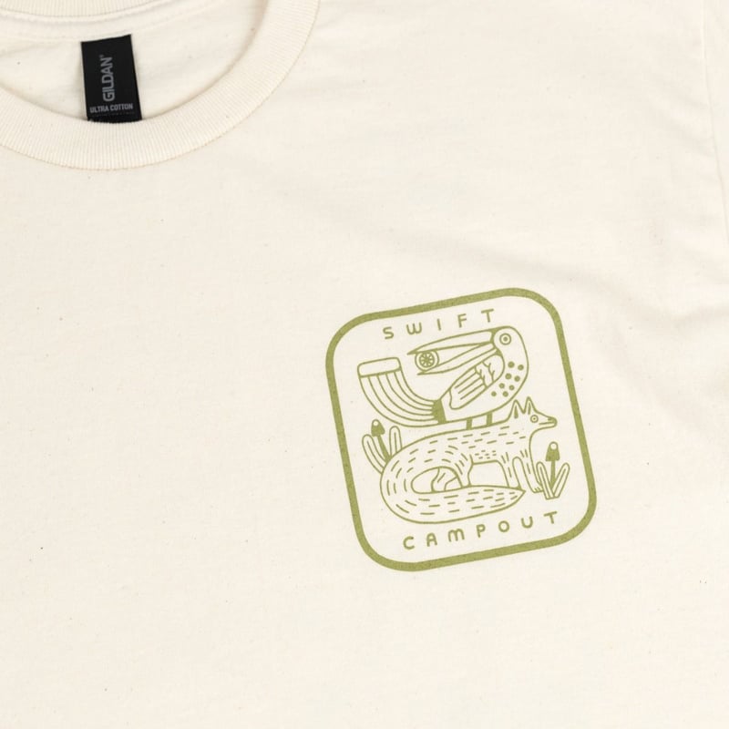 SWIFT INDUSTRIES campout 2024 T-SHIRT (natural)