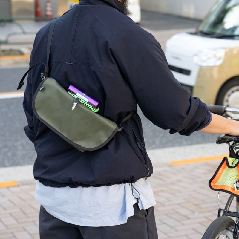 BLUE LUG HIP MESSENGER (X-PAC OLIVE) | 3PEAK ON BLUE LUG HIP MESSENGER (X-PAC OLIVE) | 3PEAK ON