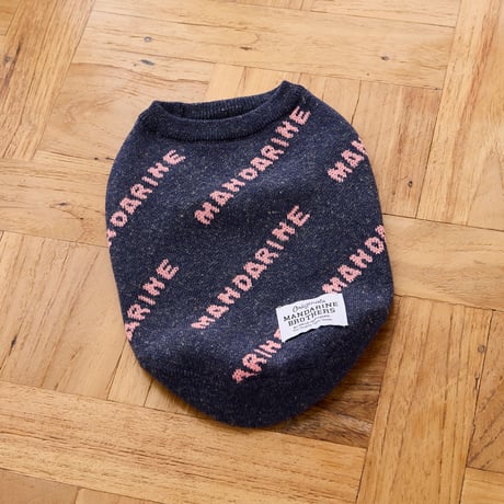 MANDARINE BROTHERS MNDRN LOGO KNIT