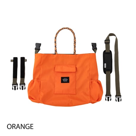 MANDARINE BROTHERS REVERSIBLE 3WAY TOTE