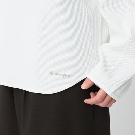 snow peak Dry Waffle Long Sleeve T-Shirt