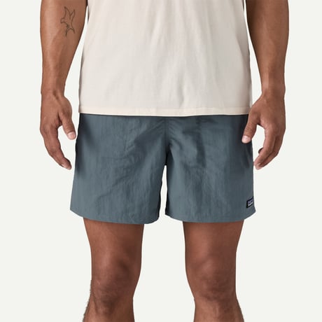 patagonia M's Baggies Shorts - 5 inch (Plume Grey w/Plume Grey)