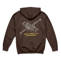 *BLUE LUG* mks pretzel zip hoodie (brown)