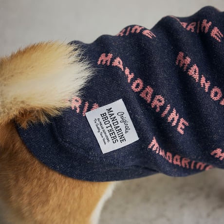 MANDARINE BROTHERS MNDRN LOGO KNIT