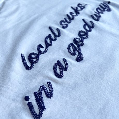 IN A GOOD WAY. LOCAL STITCH TEE (WHITE)