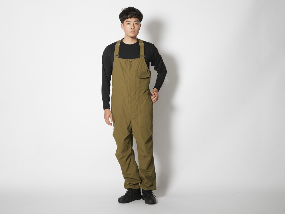 snow peak TAKIBI Light Ripstop Overalls (Khaki)