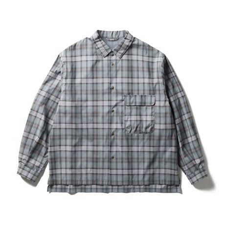 snow peak Fade Check Breezy Shirt (GREIGE)