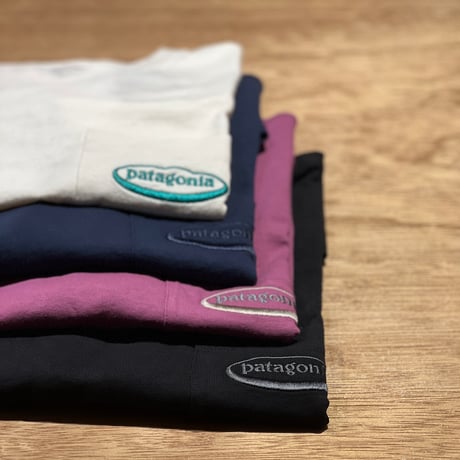 patagonia メンズ・ミッドウェイト・'95 オーバル・ロゴ・ポケット・ティー
