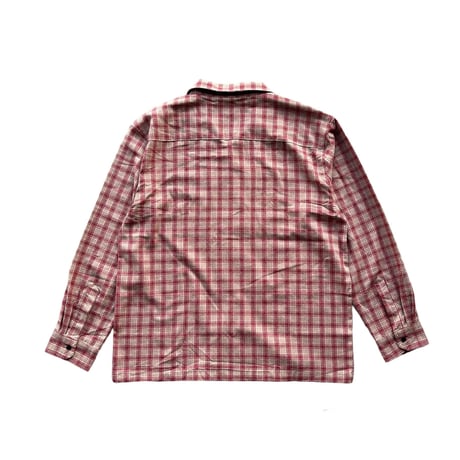 IN A GOOD WAY. FLANNEL CHECK SHIRT (TAN/RED)