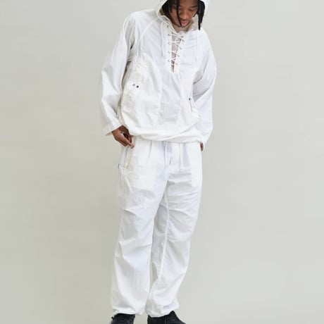 UNFRM NY TYPEWRITER PANEL MESH DECK PARKA