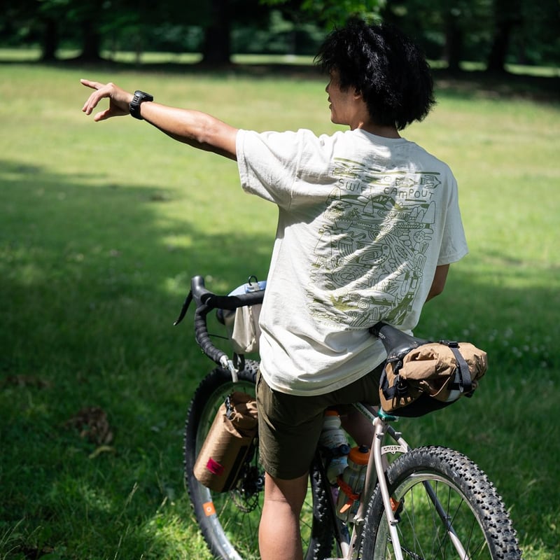 SWIFT INDUSTRIES campout 2024 T-SHIRT (natural)