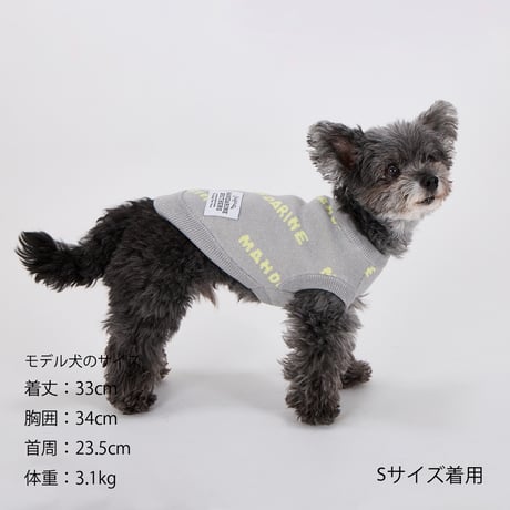 MANDARINE BROTHERS MNDRN LOGO KNIT