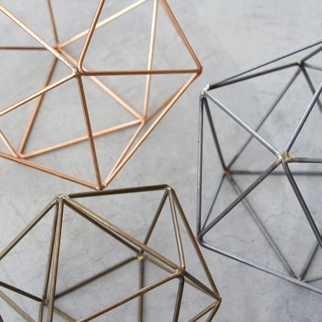Icosahedron Frame "Silver"