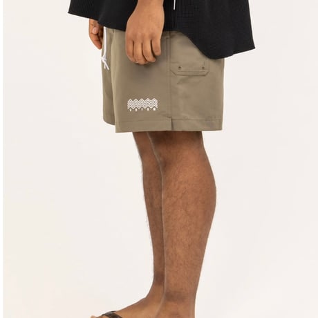 UNFRM 2WAY GROSGRAIN BAGGY SURF  SHORTS