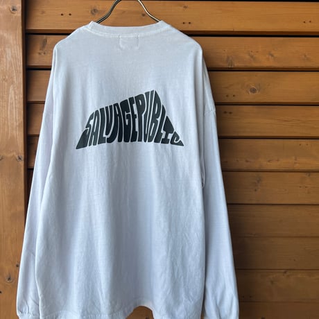 SALVAGE PUBLIC Pigment L/S Tee(Hand Drawn)