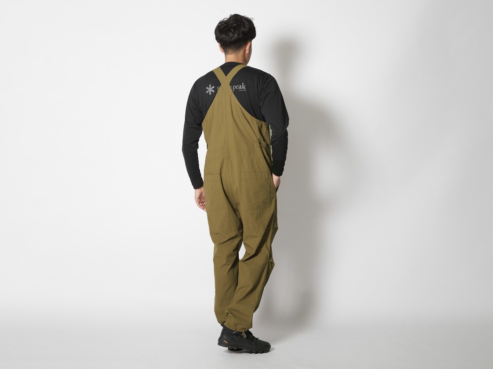 snow peak TAKIBI Light Ripstop Overalls (Khaki)