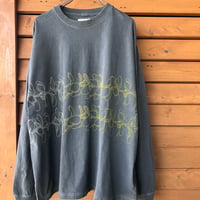 SALVAGE PUBLIC Pigment L/S Tee(Double Lei)