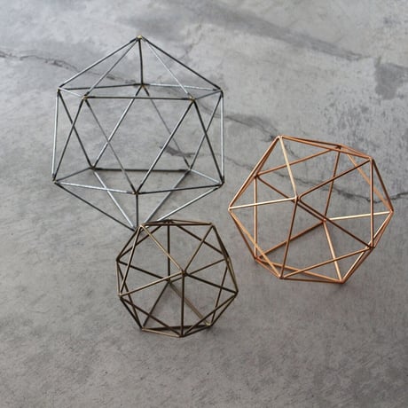 Icosahedron Frame "Silver"