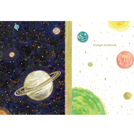 【罫線ノート】Starlight Notebook「Black ＆ White」