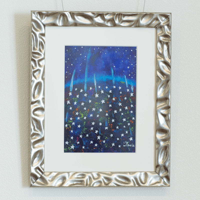 絵画★原画（1点限り）「Univers（宇宙）」（2022年5月11日製作） 絵画☆原画（1点限り）「Univers（宇宙）」（アクリル水彩画