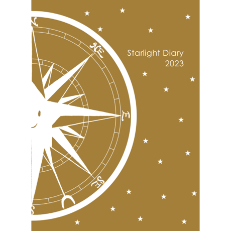 【ダイアリー】「Starlight Diary 2023」（ゴールド）
