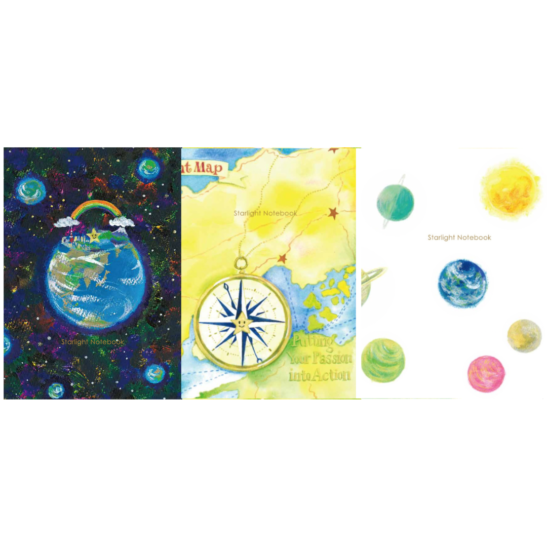 無地ノート3冊セット】「Starlight Notebook」（パラレル